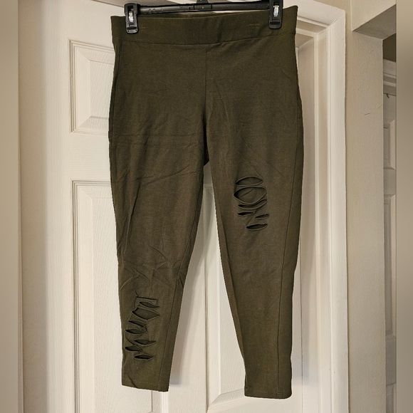 Torrid Slashed Leggings - Picture 1 of 7